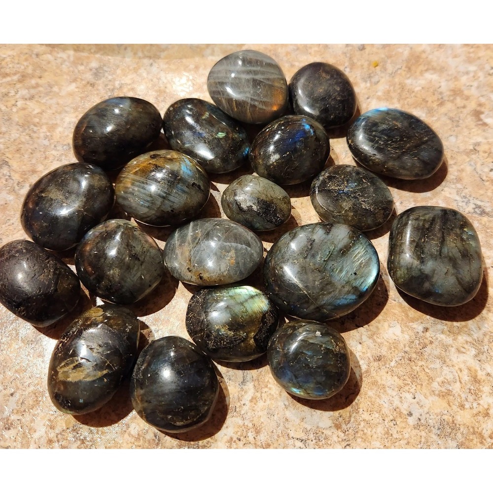 Small Labradorite Worry ,Pocket, Grounding, Meditation Stone
